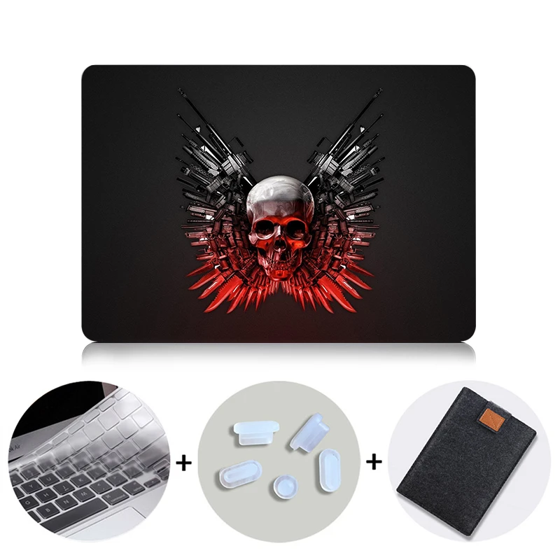 MB11 MTT чехол для Apple Macbook Pro 13 15 retina Air 11 13 дюймов Сенсорная панель Череп чехол для ноутбука mac book 12 защитный чехол - Цвет: MB11