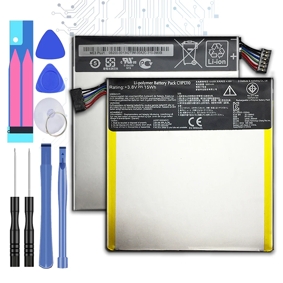 

Tablet Battery For Asus FonePad 7 ME372CG K00E ME372 C11P1310 3950mAh with Track Code