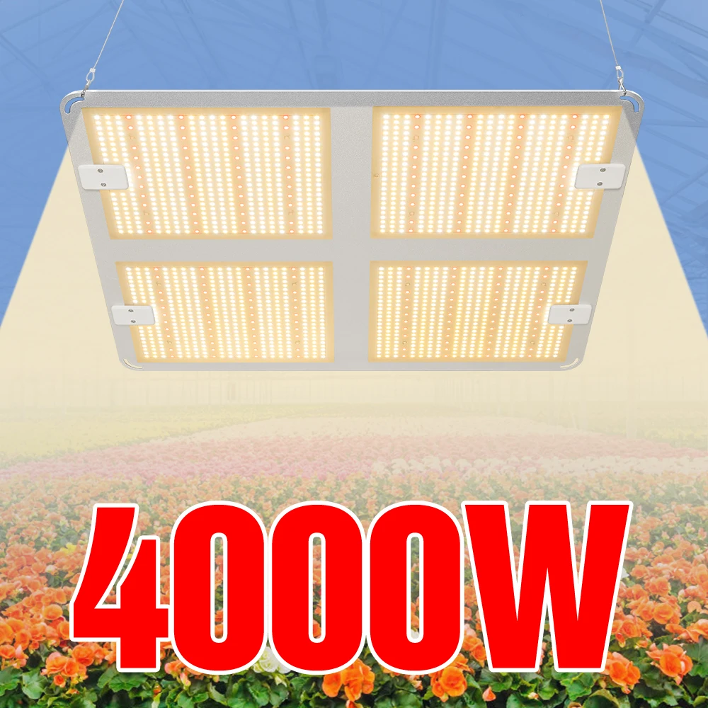 

LED Plant Grow Light 220V Phyto Growth Lamp 1000W 2000W 4000W Lampara Led Full Spectrum Hydroponic Lamp US UK EU Plug Light Bulb