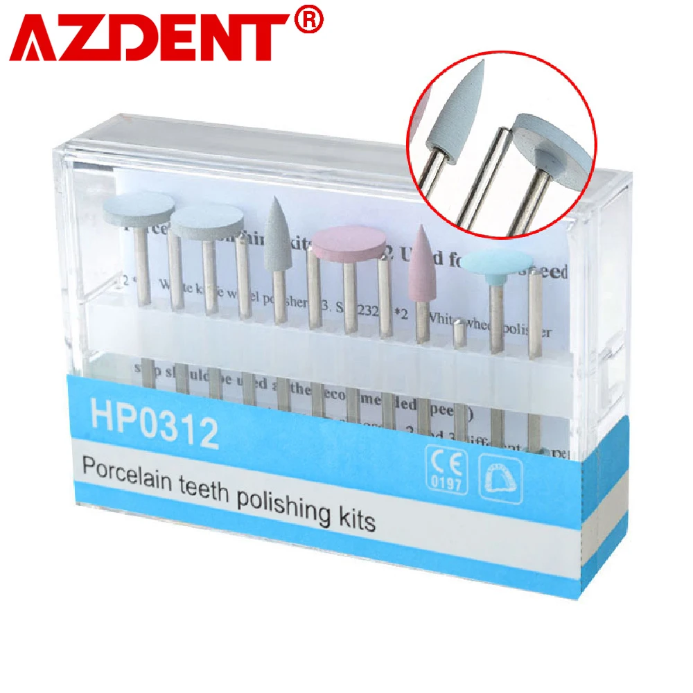 Набор для полировки зубов из фарфора наконечник стоматологический HP0312 низких