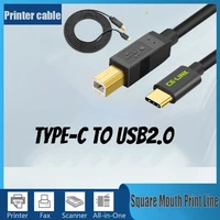 type c male connector to usb 2 0 b type male data cable adapter for cell phone printer hard disk file transfer fast gold plated