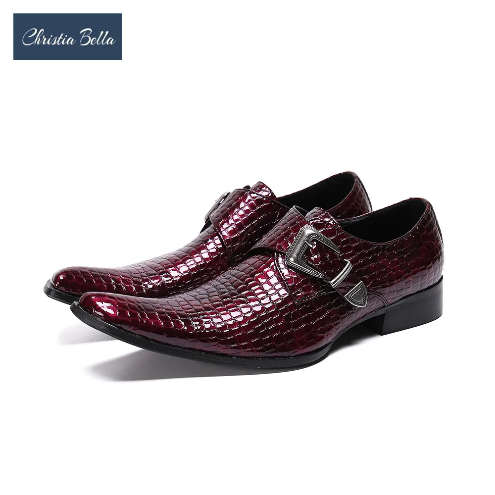 Со змеиным узором Мужские вечерние натуральная кожа туфли ручной работы в