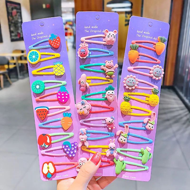 

В Корейском стиле; Новое детское нижнее белье с рисунком из мультфильма трусы-Набор шпилек для милых девочек носовой зажим для волос Головн...