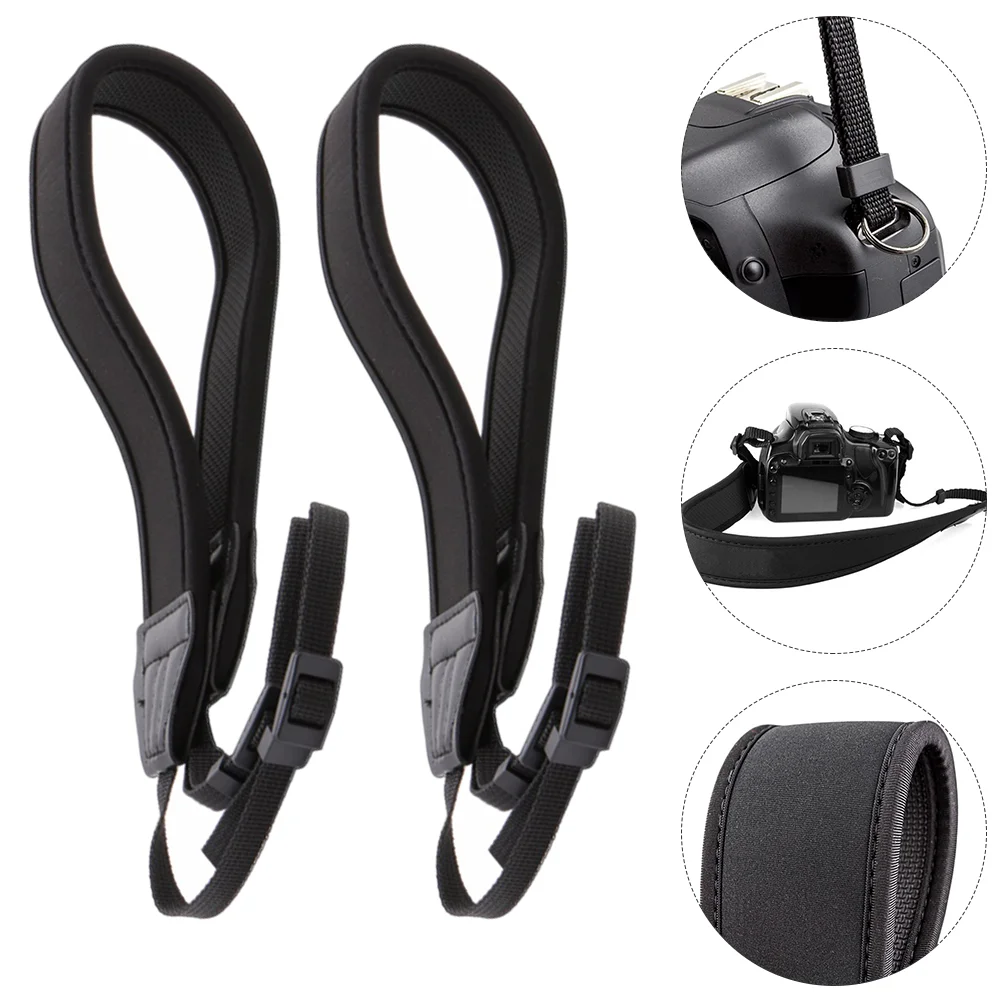 

2PCS Camera Fasten Belt Replacement Adjustable Comfortable Strap for SLR Camera