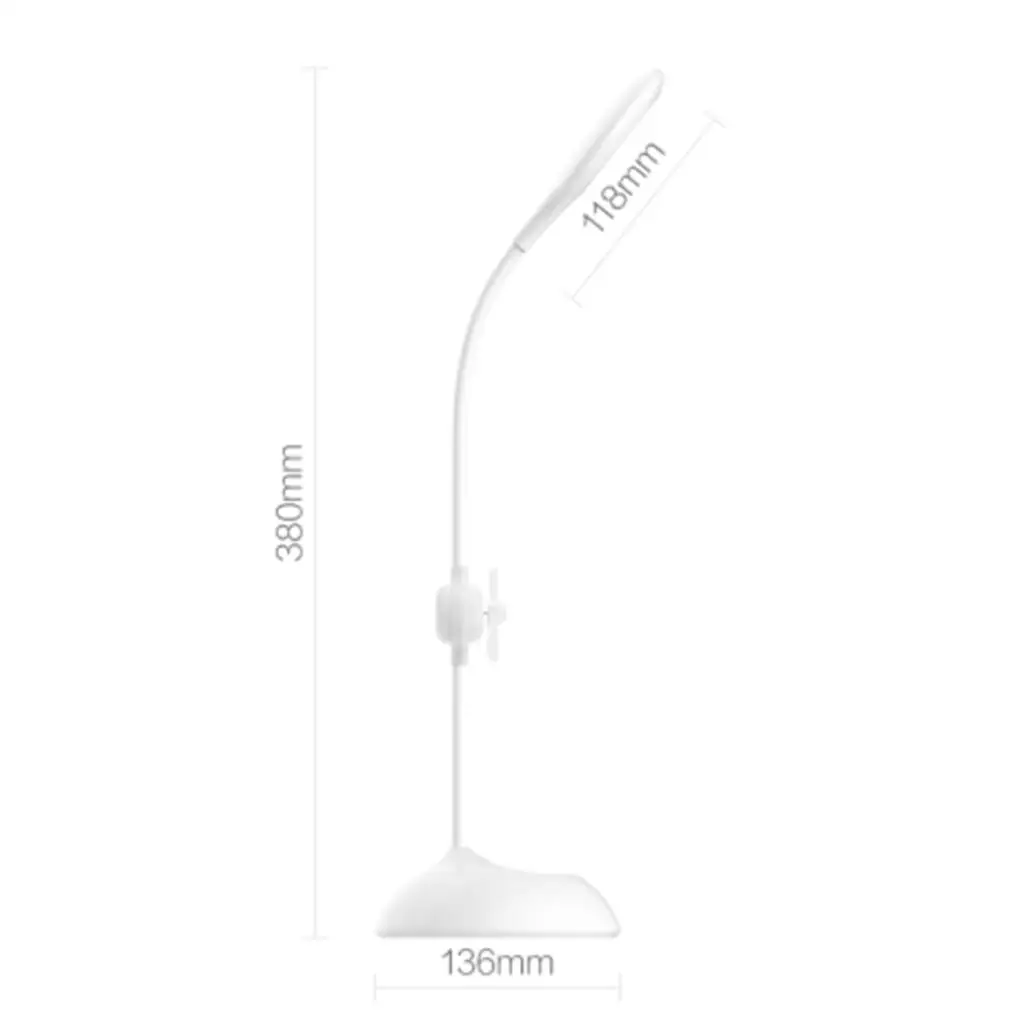 

OPPLE Small LED Table Lamp with Fan Reading Bedside Light Home Dormitory