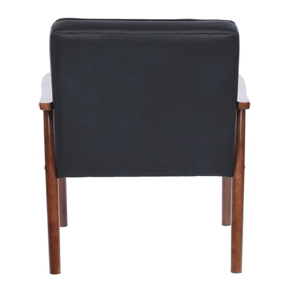 Modern PU Leather / Fabric Upholstered Wooden Lounge Chair Gray Living Room Chairs Antique Sofa Design Coffee Bar |