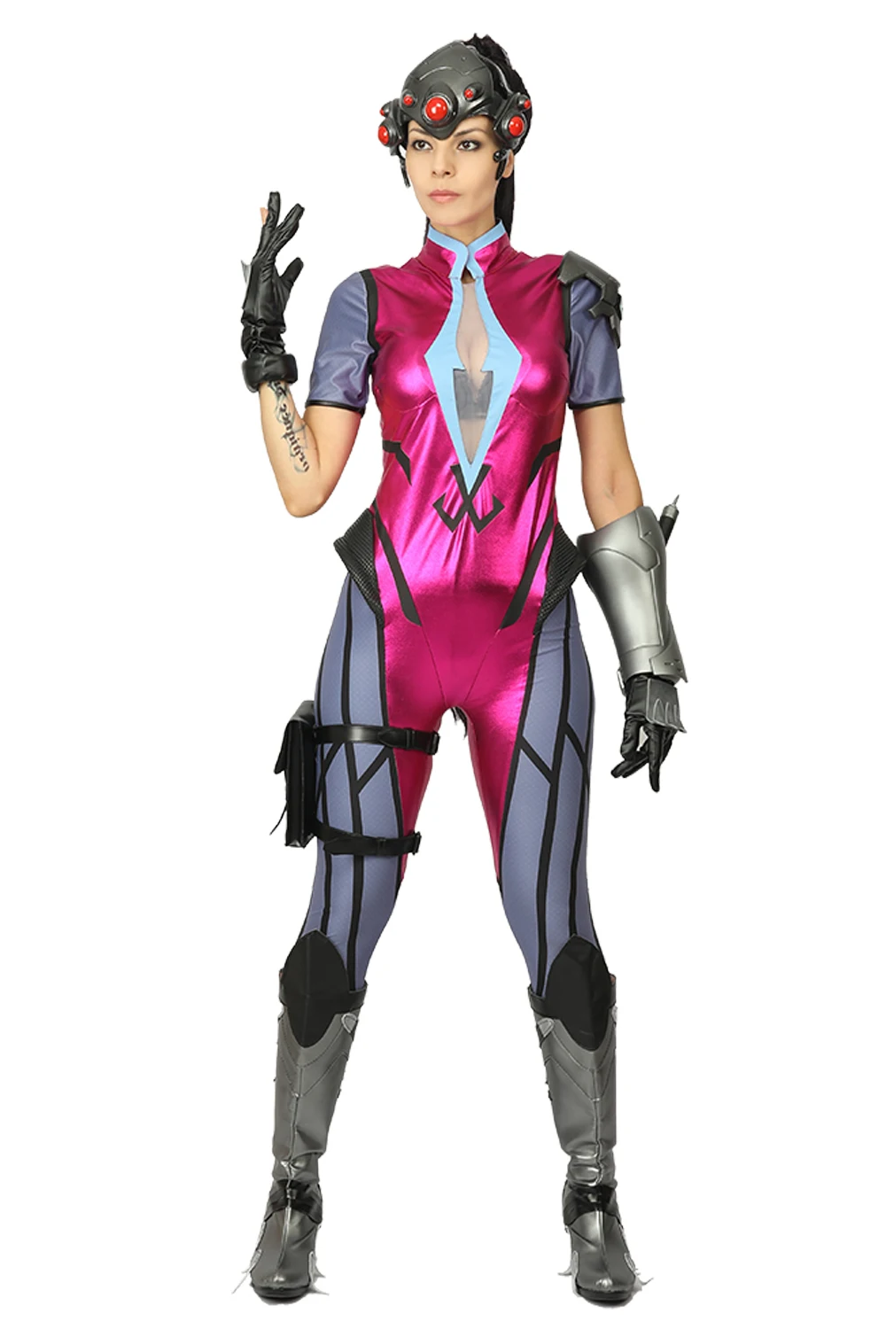 Косплей Костюм Widowmaker Overwatch Официальный Лицензированный цельный костюм на