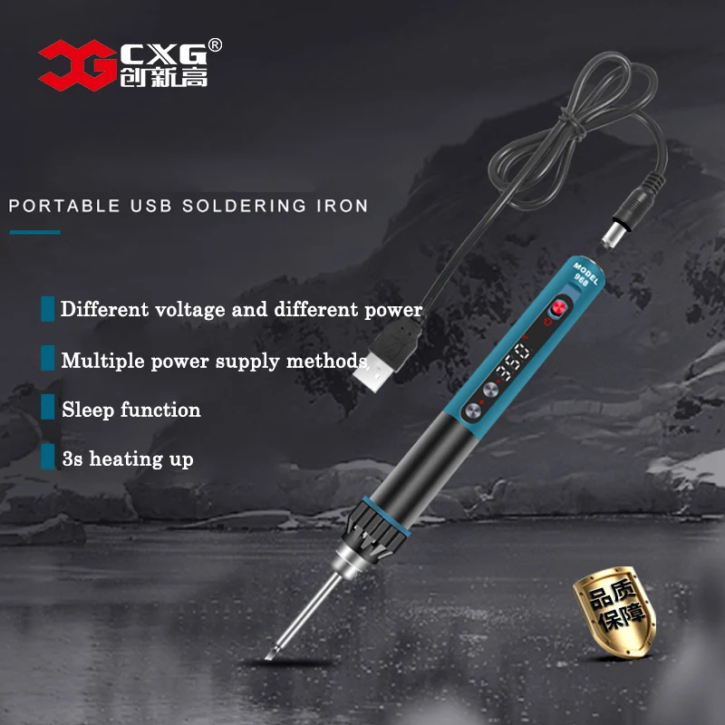 Электрический паяльник CXG со светодиодным дисплеем и функцией умного