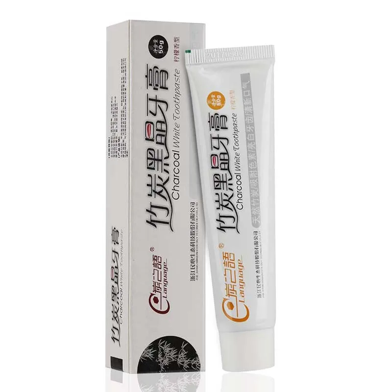 

50g Toothpaste Natural Bamboo Charcoal Whiten Toothpaste Fresh Breath Melanin Adsorption Anti-sensitive Antimoth Oral Care TSLM1