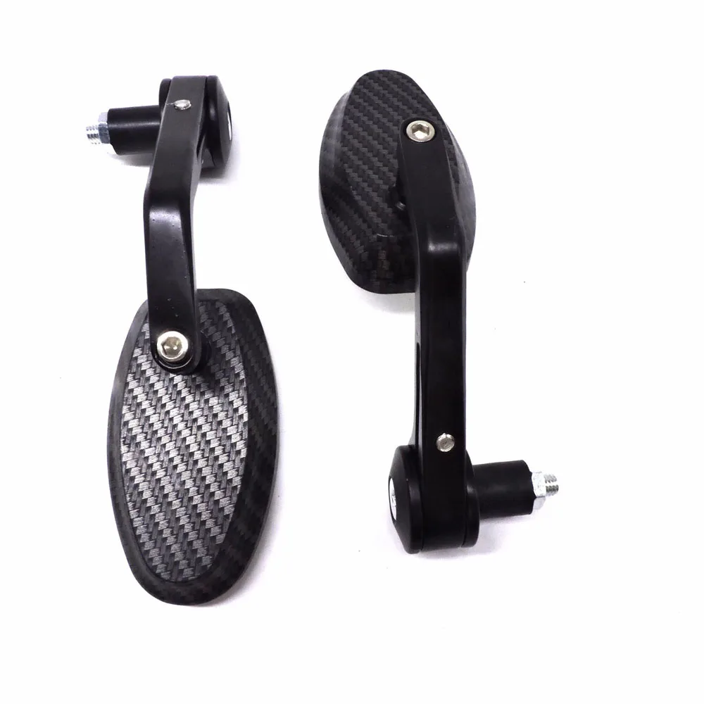 

7/8" 22mm Carbon Exterior Universal CNC Motorcycle Bar End Rearview Side Mirrors for Triumph Speed Triple Motocross Accessories