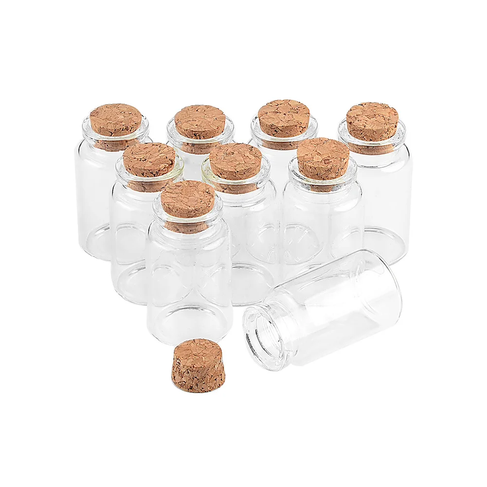 20 мл мини юбка пачка Стекло баночки с пробкой пустой украшения для бутылок