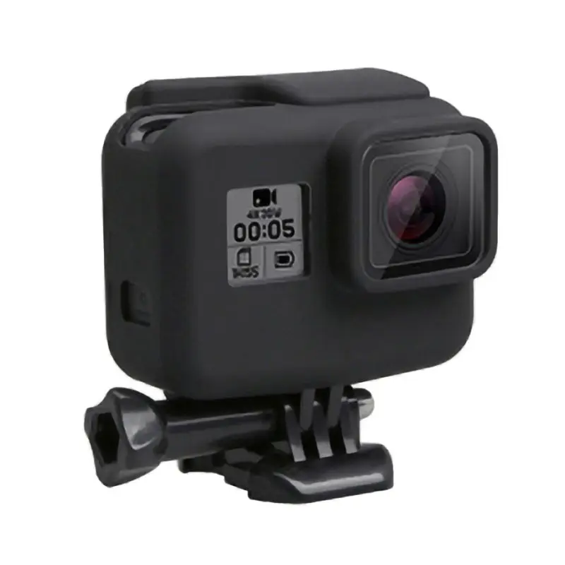 Для Go Pro Аксессуары для экшн-камеры защитный чехол для GoPro Hero 5 6 7 Black Hero camera кремниевое наружное покрытие+ крышка объектива