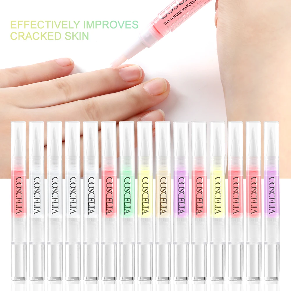 Маникюрное Масло для кутикулы COSCELIA ручка росписи лаком ногтей увлажнитель кожи