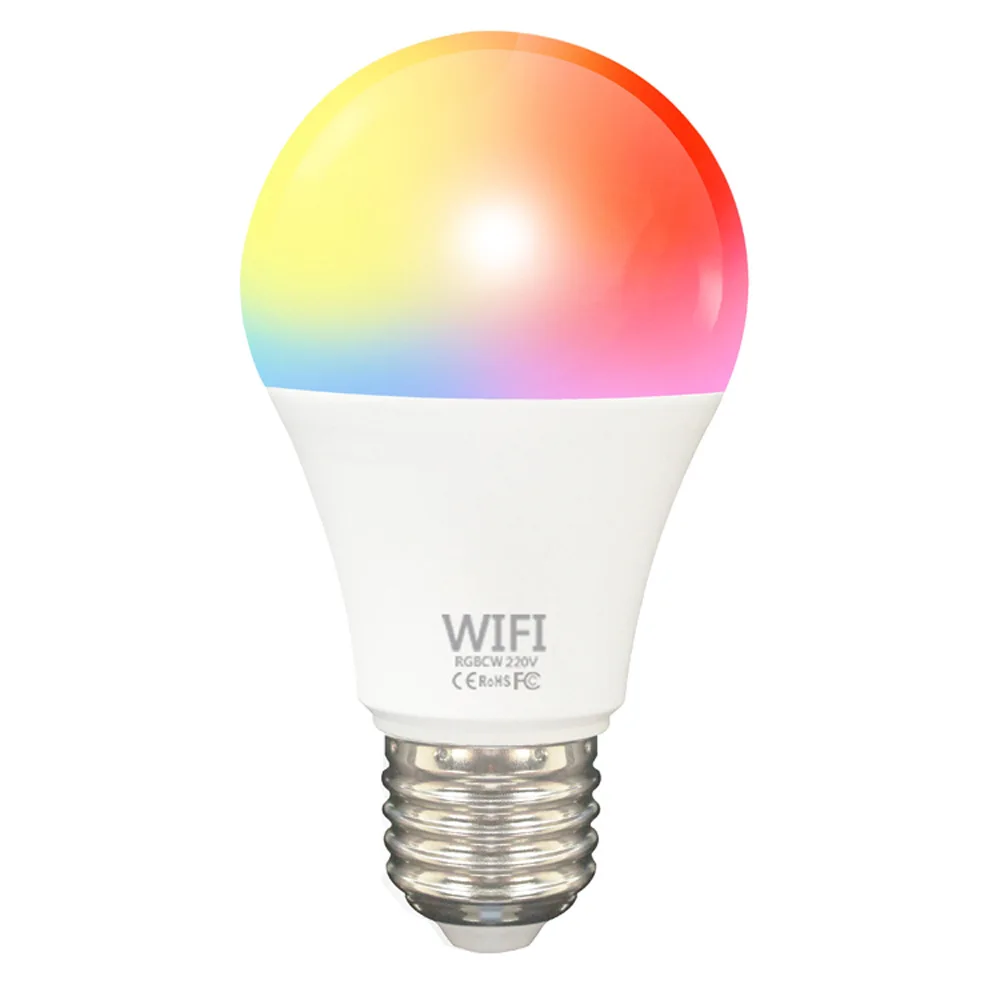 

10w/15w Tuya WiFi Smart Light BulbRGB C+W LED Dimmable Bulb Compatible With Alexa Google Home RGB Lamp E27