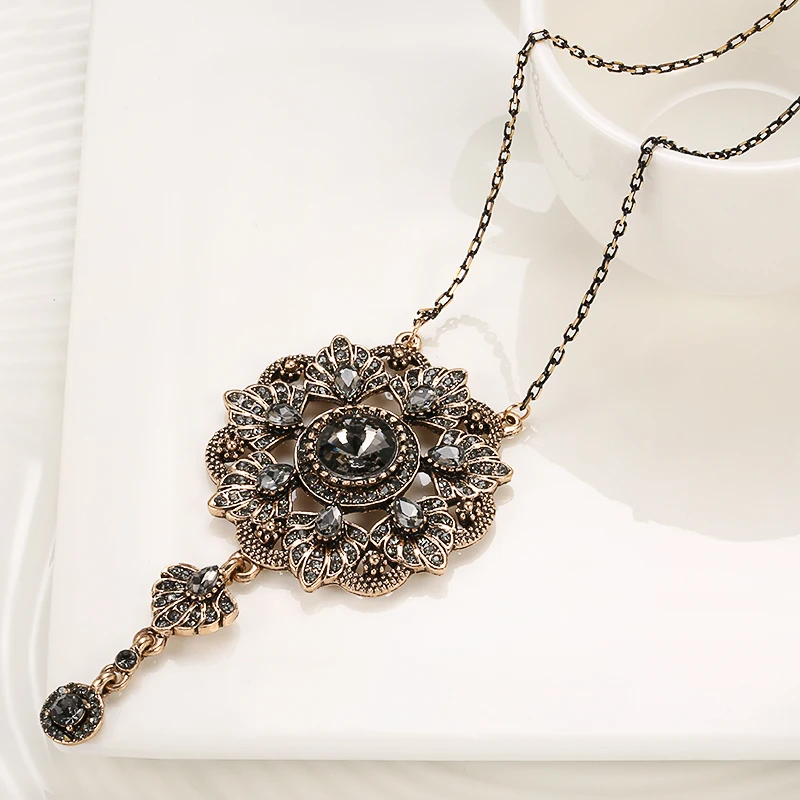 Кинели 2021 Новый серого цвета с украшением в виде кристаллов циркония ожерелье