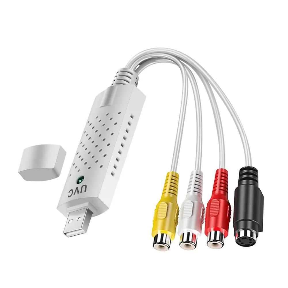 USB2.0 видео ТВ тюнер DVD Аудио Захват карта конвертера Адаптер для Win7/8 адаптер с