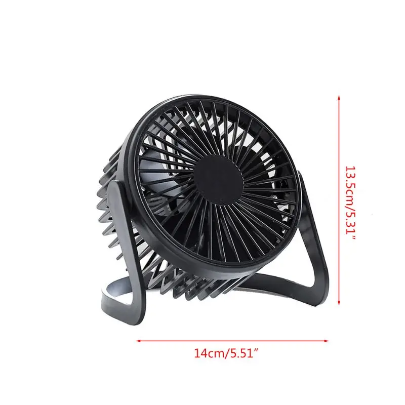 

5 Inch USB Desk Fan with Switch 5V Personal Cooling Fan for Home Office Desktop
