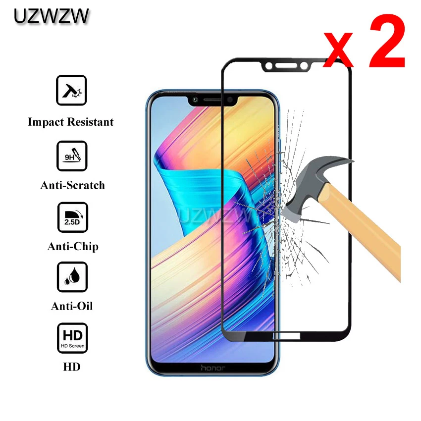 2 шт закаленное стекло для huawei Honor Play полное покрытие 2.5D защита экрана защитное закаленное стекло для huawei Honor Play