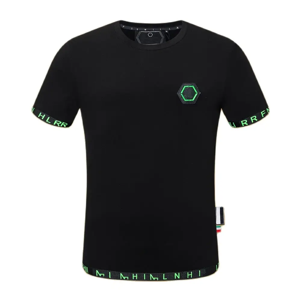 

Футболка мужская летняя с круглым вырезом и коротким рукавом