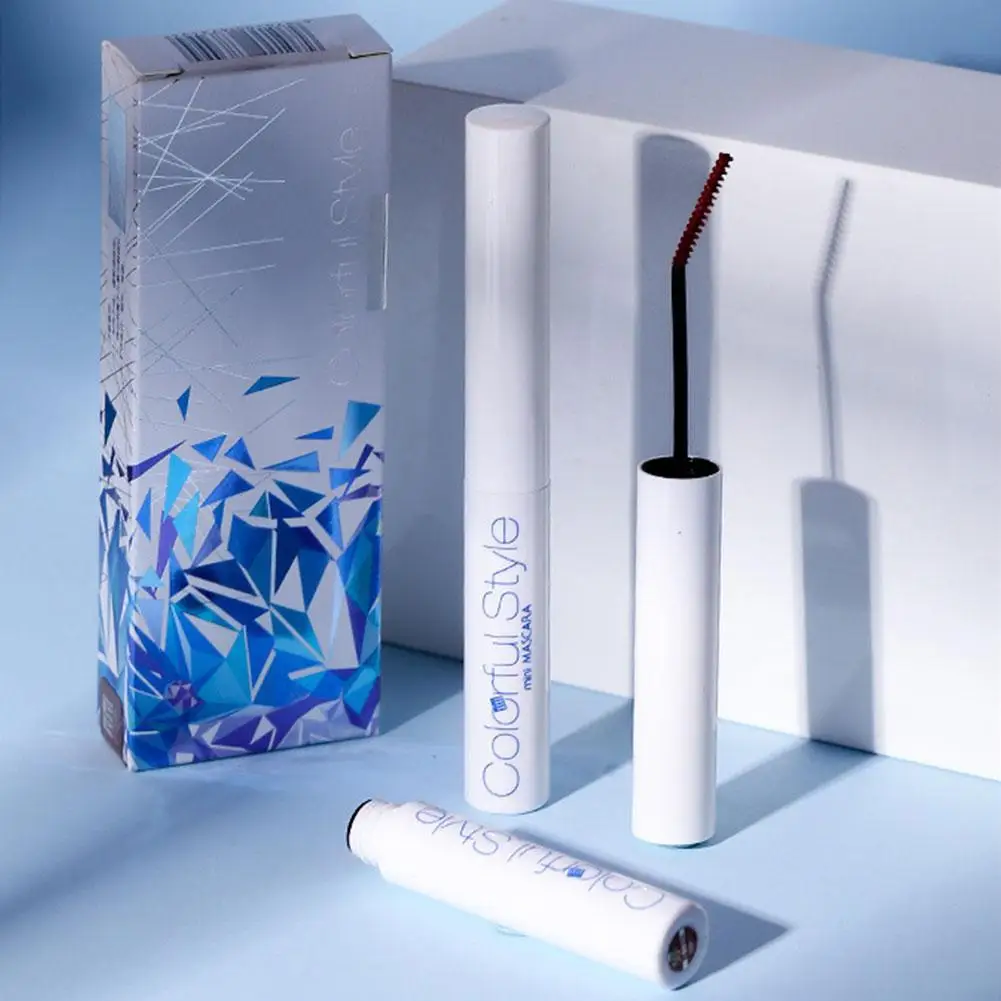 Цветная тушь для ресниц водоСТОЙКАЯ длительная завивка удлинение макияж