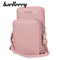 baellerry female bag korean version large capacity wild one shoulder messenger bag fashion mobile phone bag long zipper wallet