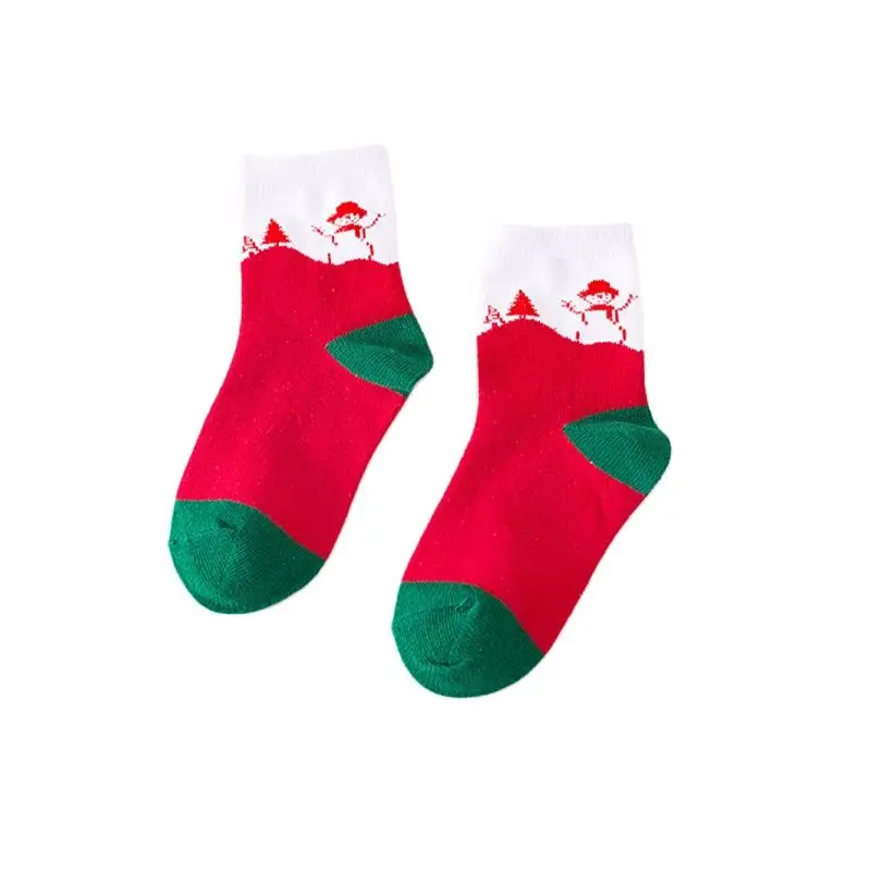 5 пар толстые носки подарок на Рождество для детей осенью и зимой От 1 до 12 лет