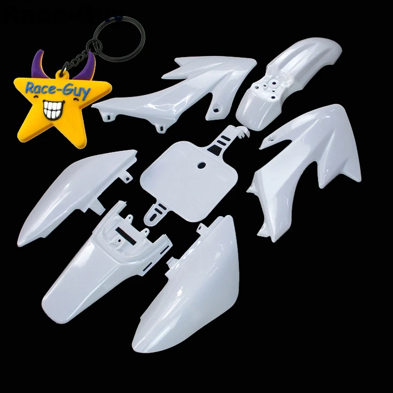 Белый Пластиковый обтекатель корпуса комплекты для 50cc 70cc 90cc 110cc 125cc 140cc 150cc 160cc