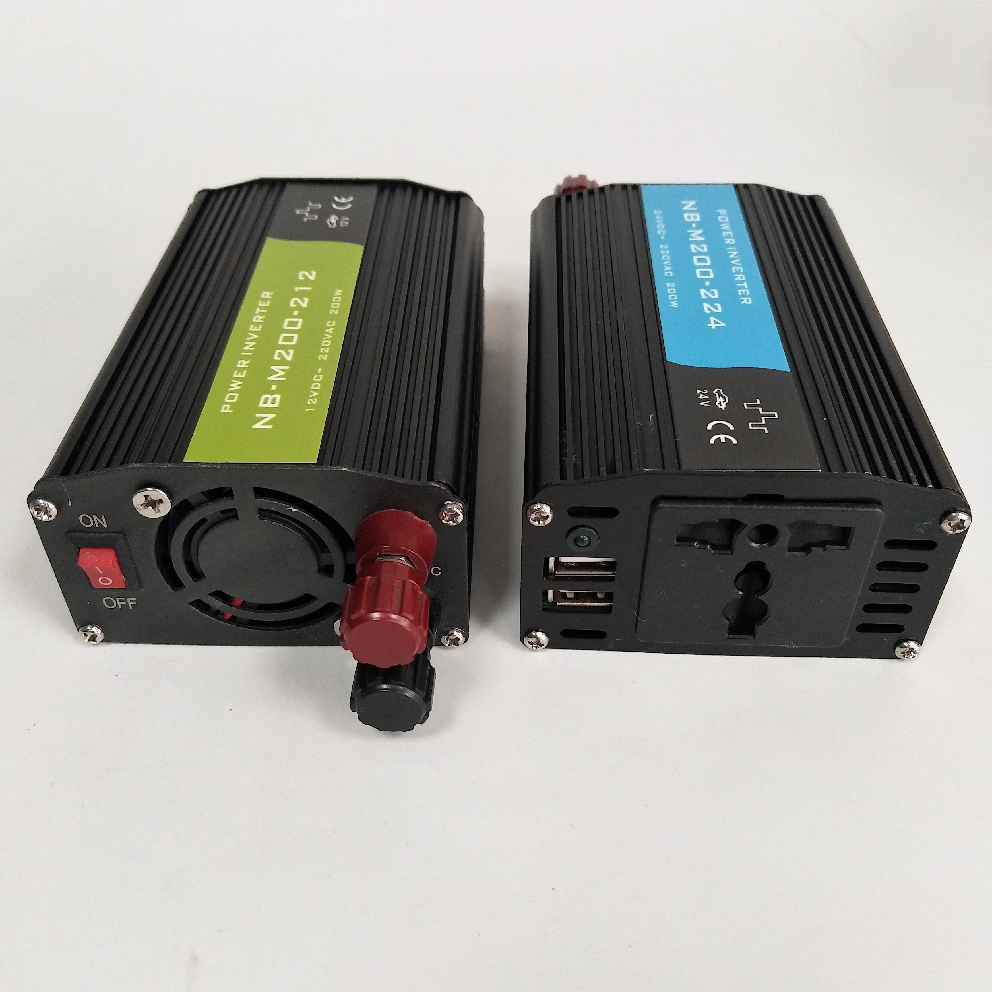 CE RoHS модифицированный синусоидальный волновой выход с USB DC 12V 24V к AC 220V 110V