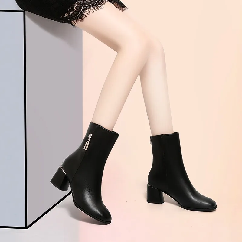 Winter Boots For Women Boots Winter 2021 New Plush Warm Non-slip Ladies' Boots Large Size 41 Winter Boots Women Shoes Winter