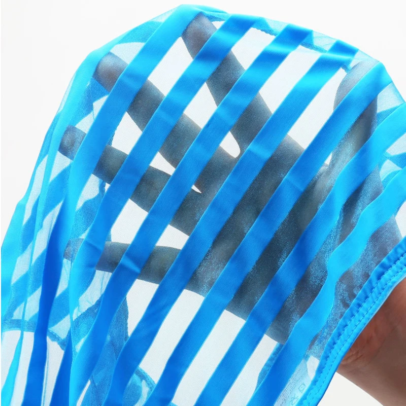 AIIOU Для мужчин сексуальные Прозрачные Нижнее белье Ракушки трусы боксеры с