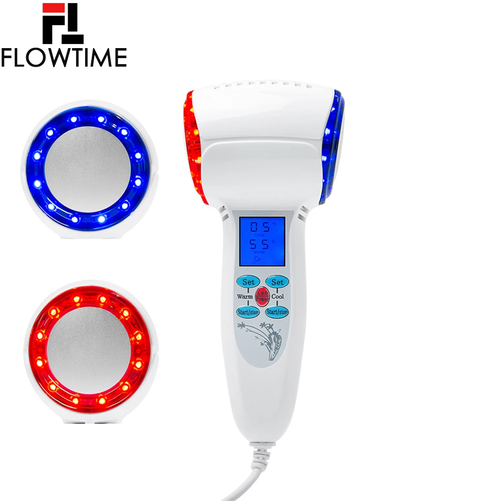 Ультразвуковой горячий холодный Молот криотерапия омоложение кожи лица