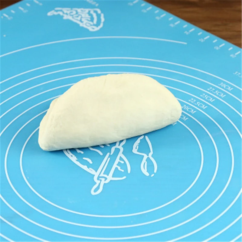 Силиконовый коврик для выпечки теста раскатки с измерениями Нескользящие