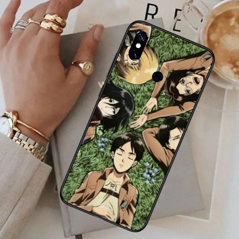 

attack on titan Phone Case For Xiaomi Redmi note 7 8 9 pro 8T 9S Mi Note 10 Lite pro