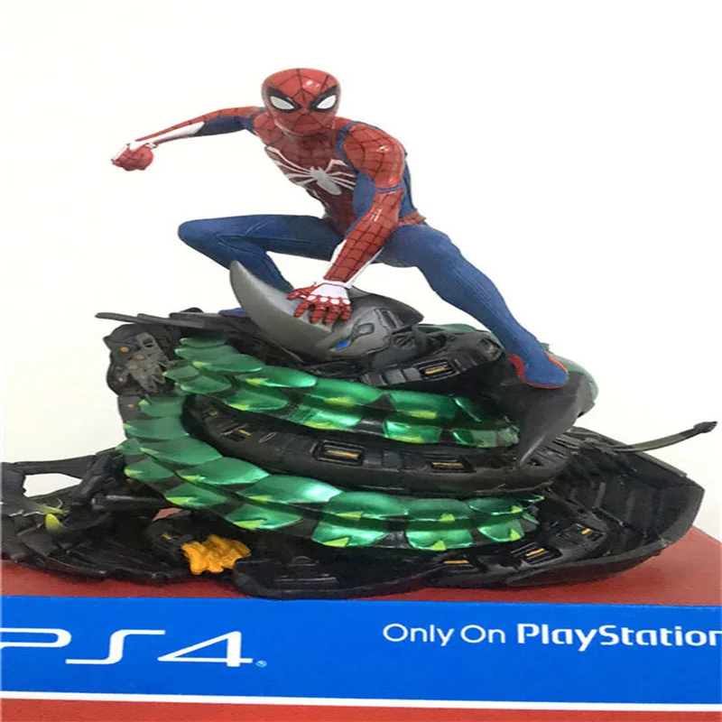 

Disney ps4 game spiderman model statue scene boxed figure
