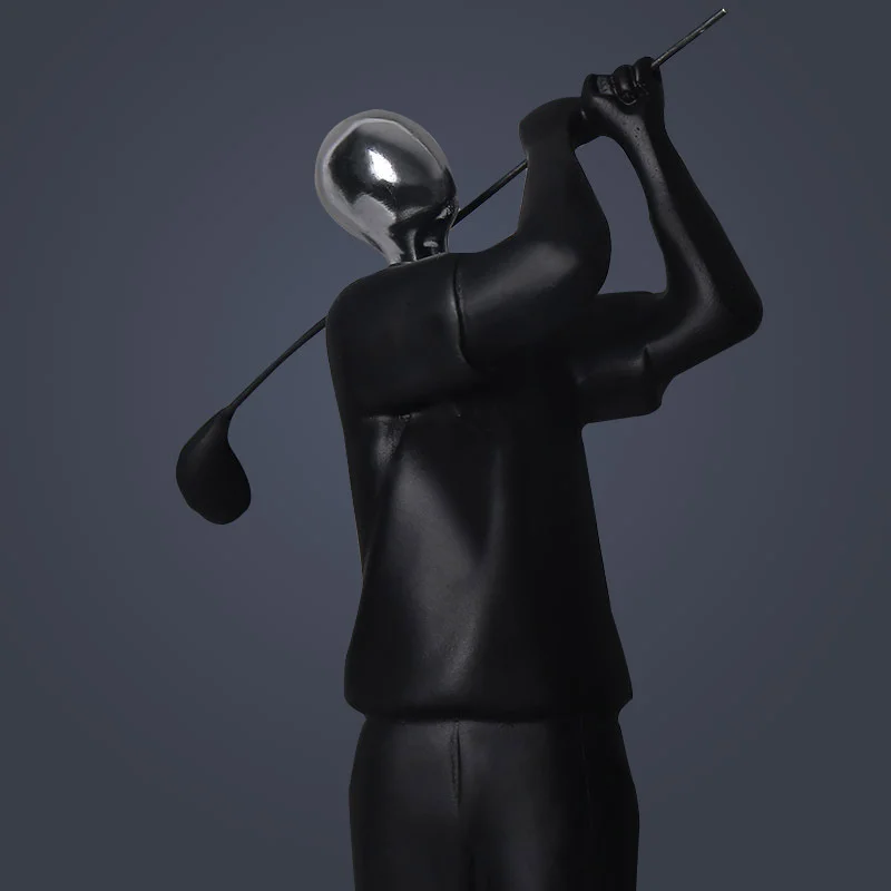 

Nordic Modern Athlete Figure Golfer Footballer Cyclist Shooter Sculpture Statue Bookshelf Wine Cabinet Living Room Home Decor