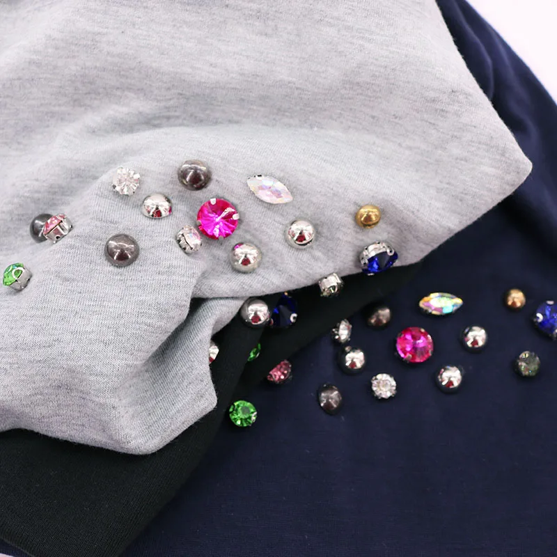 Новинка брендовая Весенняя женская шапка мягкие стразы громоздкие Skullies Beanies