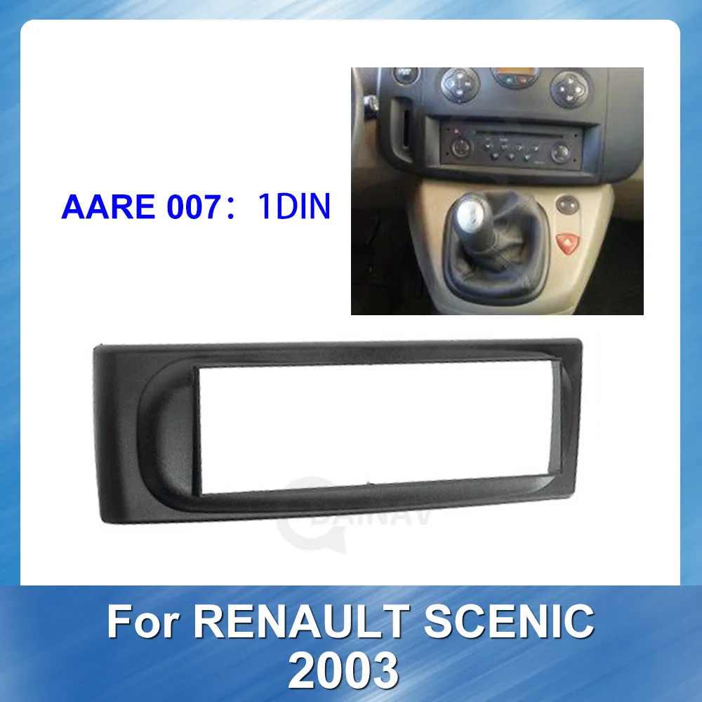 

Приборная панель автомобильного радиоприемника 1DIN для Renault Scenic 2003, адаптер для крепления на приборную панель