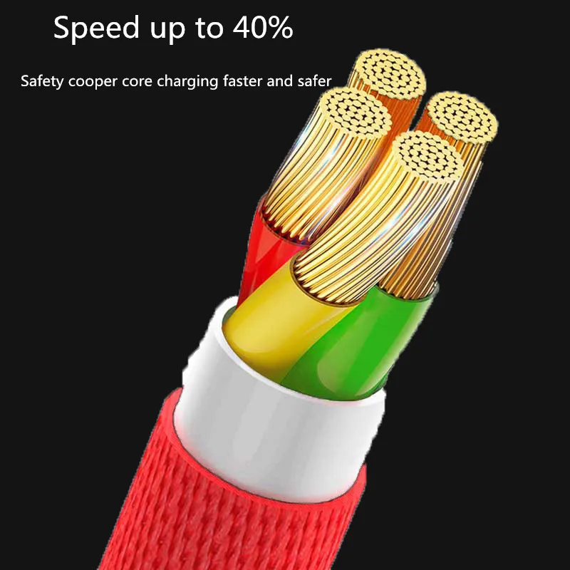 Зарядный кабель USB Type-C для Samsung S20 S10 быстрой зарядки провод Redmi note 8 Huawei быстрая