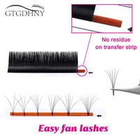 gtgdhny self fanning easy fan eyelash extension faux mink russia volume blooming automatic fast fanning camellia lashes cilia
