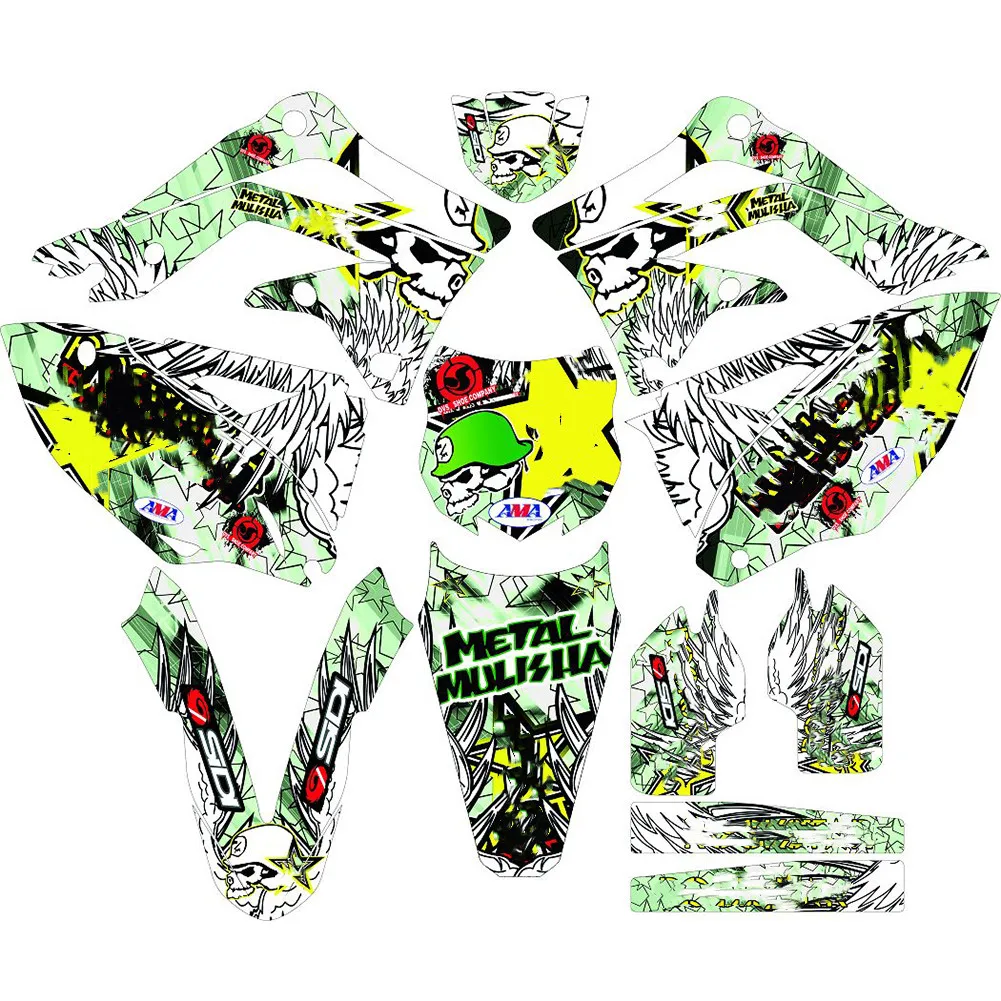 Графические наклейки для мотоцикла 3M наборы Kawasaki KX450F KXF450 2013 2014 2015 KXF 450 KX 450F