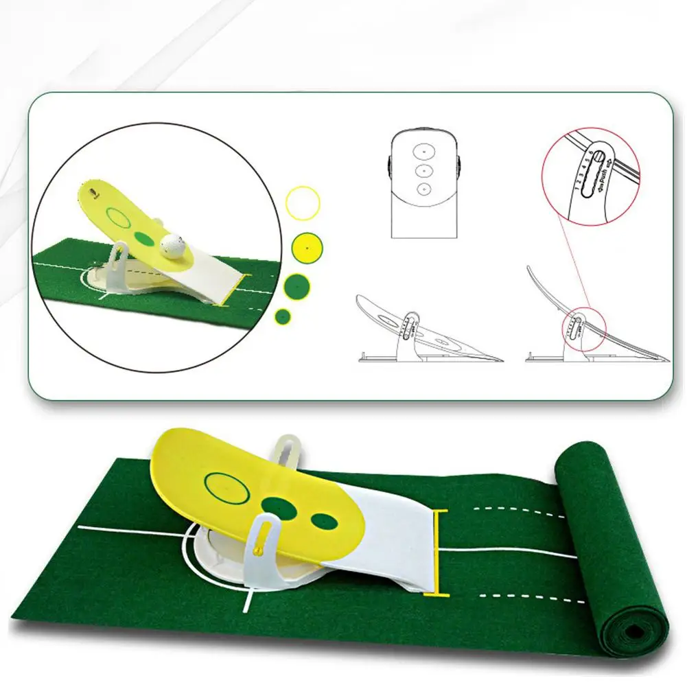 Mini Indoor Golf Practice Blanket Putting Rod Pushing Training Short Grass Design Mat | Спорт и развлечения