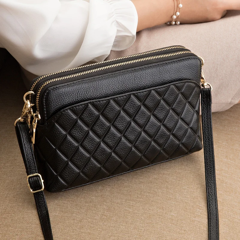 

Genuine Leather Ladies Shoulder Bag Crossbody Bags for Women Fashion Messenger Bag Small Purse Women's Luxury Handbag