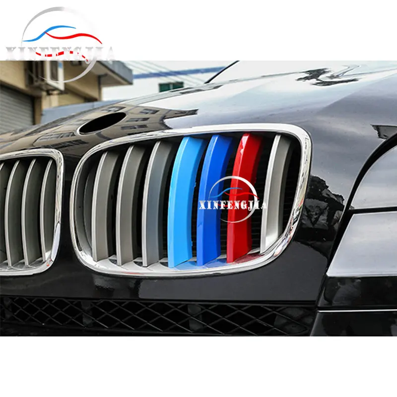 

For BMW X5 E70 07-13 & X6 E71 08-12 M 3 Color Front Kidney Air Grille Cover Trim
