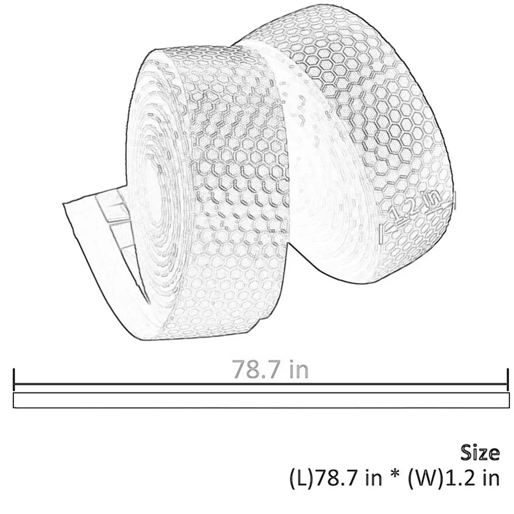 

Bicycle Handlebar Honeycomb Tape Mountain Non-slip Road Bike Leather Perforated Belt 2 Plugs Breathable Handle Bar Wrap Strap