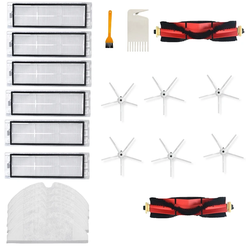 

for Xiaomi Roborock S6 Maxv S5 Max S50 S55 Accessories Robot Vacuum Cleaner Hepa Filter Brush Spare Accessories Parts