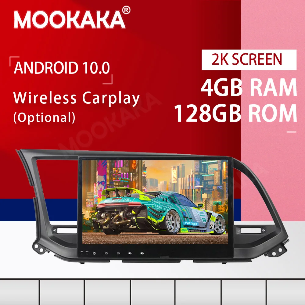 

PX6 4 + 128G Android 10,0 автомобильный мультимедийный плеер для Hyundai Elantra 2016-2018 радио GPS-навигация DVD Авто Стерео головное устройство DSP