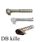 Глушитель выхлопных газов для мотоцикла, регулируемый глушитель дБ, шумоподавляющий звуковой глушитель, Устранитель шума 4857 мм, дорожный велосипед MF010, модифицированный R6 R3