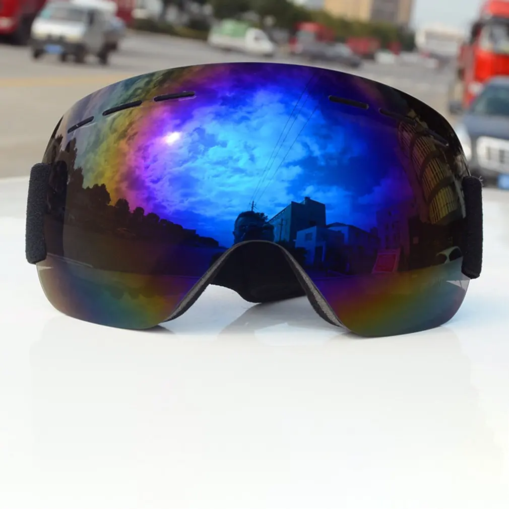 

Ski Snowboard Snow Goggles Design For Men Women With Spherical Detachable Lens UV Protection Anti-fog Goggles For Skiing Sport