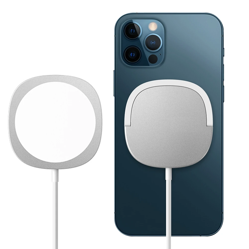 

15 Вт магнитное Оригинальное Беспроводное зарядное устройство для iPhone 12pro Max Mini QI Быстрая Зарядка Samsung USB C PD адаптер Оригинальное магнитное за...
