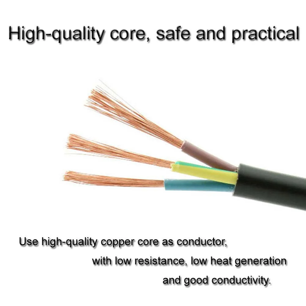 

Pure copper Italian three plug power cable suitable for computer connection
